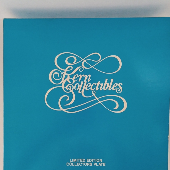 Vintage Collector Plate, Morrie by Leo Jansen, Kitty Cats Series, Persian, Kern - Picture 3 of 4